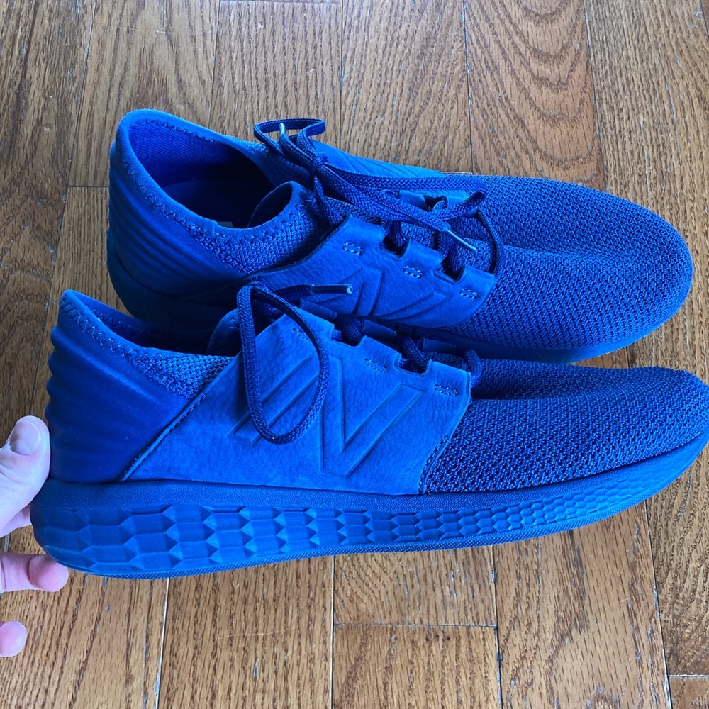 New Balance Bright Blue Fresh Foam Cruz V2 Nubuck Size 12